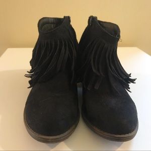 Ankle Fringe Boots